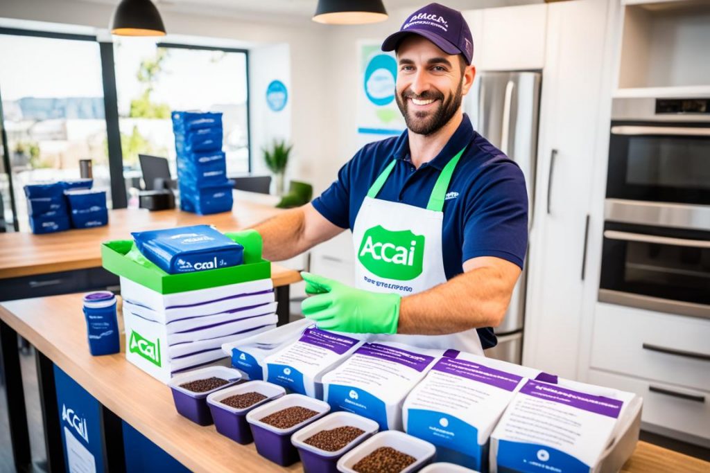 como montar um delivery em casa de açai